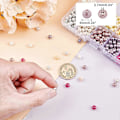 Miniatyrbillede 3 af 5: 6mm 500 stk. Små Satin Glans Glas Perle Runde Perler Assorteret Mix Parti til Smykkefremstilling Flerfarvet-1