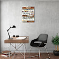 Miniatyrbild 3 av 5: Inspirerande väggkonst för kontor, motiverande affischer, citat, kontorsväggdekor, canvas-tryck, inramad bild, positiva affirmationer, väggdekor för vardagsrum