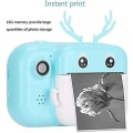 Miniatyrbilde 3 av 5: Barnas Instant Print Kamera Digitalt Kreativt Print Kamera Barnas Selfie Kamera Termisk 1080p Barne Videokamera Leke Med Usb 24in 16g Dobbel Linse For G pink