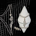 Miniatyrbild 5 av 5: 12 st Alloy Snake Charms Metalldjur Kobra Orm Mönster Berlocker Länkar Kopplingar med Hål för Smyckestillverkning