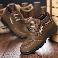Miniatyrbillede 4 af 5: Herre Business Casual Bjergbestigning Bomuldssko Fr9701 Brown EU 41