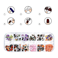 Miniatyrbild 3 av 5: Halloween Sequin för kvinnors nageldekoration Halloween nageldesignhantverk style 2