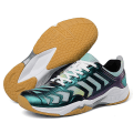 Miniatyrbild 3 av 5: Lätta sneakers för män och kvinnor, lämpliga för inomhusbanor, badminton, 3Dw66 Green EU 36