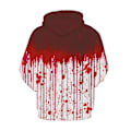 Miniatyrbillede 2 af 5: Halloween Blodig Hættetrøje til Mænd, Hættetrøje style 2 XL