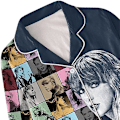Miniatyrbild 4 av 5: Damer Julpyjamas Set, Taylor Pyjamas Button Down Loungewear Sovkläder style 3 XL