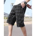 Miniatyrbillede 2 af 5: Herreternede shorts løse alsidige twill cargo shorts med talje GRAY 28