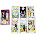 Miniatyrbild 2 av 5: 78 Kortlekar Tarot Of Pagan Cats Komplett Engelsk Sällskapsspel Oracle Kort