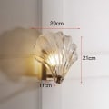 Miniatyrbild 2 av 7: Inomhusvägglampa Kreativ Kristallglas Dekorativ Vägglampa Modern Mässingsvägglampa Transparent Färg--Tre Toners Belysning