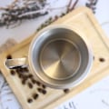 Miniatyrbilde 4 av 5: Rustfritt Stål Krigerkrus, Acsergery Middelaldersk Drikkekar Ølkrus Stein Tankard Kaffekopp Krus 500ml Gave