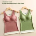Miniatyrbilde 5 av 5: Innerfleece Termisk Vest Beste Termoundertøy For Jenter Ermeløse Intime Topper XXXL Skin Color