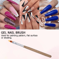 Miniatyrbild 4 av 5: Spikpenna Spets Ombre Design Akryl Nagelkonst Pensel Set Ritning Målning Penna Manikyr Diy&salong Verktyg style  style1quantity  3pcs