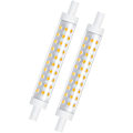 Miniatyrbild 1 av 5: 2 st 10w R7s 118mm LED-lampa Dimbar Varmvit 3000k 100w Halogen Reflektorstrålkastare [Energiklass A++]