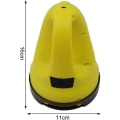 Miniatyrbilde 2 av 5: Bil Isskrape, Elektrisk Isskrape, USB-lading, Vinter, Bilfrontrute, Bilfrontrute Snøfjerner, gul