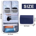 Miniatyrbillede 2 af 5: Ny Polyester Vasketaske Lazy Bærbar Kosmetiktaske Hjem Toiletartikler Opbevaringstaske navy blue
