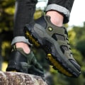 Miniatyrbild 5 av 5: Herrsneakers Lågtopps Vandringsskor För Utomhusspårning Vandring Promenader 102 Green EU 44
