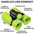 Miniatyrbild 2 av 5: Barnkikare - 8x21 - komplett set med förstoringsglas för 4 5 6 7 8 år gamla pojkar och flickor