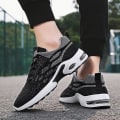 Miniatyrbillede 2 af 5: Herre Air Sports Løbesko Åndbare Mode Sneakers Fr9309 Black EU 43