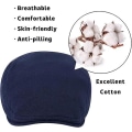 Miniatyrbilde 4 av 5: Sztxj Herre Flat Cap Gatsby Avisgutte Lvy Irsk Hatt Kjøring Cabbie Jakt Navy Cap