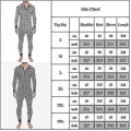 Miniatyrbillede 2 af 4: Stribede pyjamasser til mænd Langærmet jumpsuit i ét stykke nattøj White XL