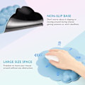 Miniatyrbilde 5 av 5: Blå Sky Håndleddsstøtte Gaming Tastatur og Musematte Komfort for Dine Håndledd og Hender, for Hjemmekontor, Tastatur, Mac Memory Foam Musematte