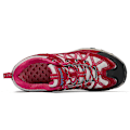 Miniatyrbild 3 av 5: Dam vandringsskor låga sneakers för utomhus spårning vandring promenader 3D6136 Red EU 39