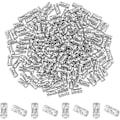 Miniatyrbilde 1 av 5: 200 stk. 304 Rustfritt Stål Rørperler Lange Hule Søyle Slide Koblingsperler for Europeisk Sjarm Metall Hule Spacerperler for DIY Håndverk Smykker Maki