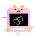 Pikkukuva 2 / 5: Pyyhittävä Uudelleenkäytettävä LCD-tabletti Joululahja H pink style2