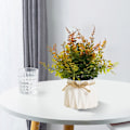 Miniatyrbilde 3 av 5: Plastpotter, Gresskuler, Grønne Planter, Potteplanter, Simuleringsblomster, Kreative Ornamenter, Kunstige Planter style3