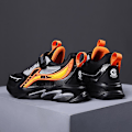 Miniatyrbillede 3 af 5: Børnesneakers Skridsikre Åndbare Sportsløbesko Fr2023 BlackOrange EU 34