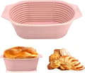 Silikon hevekurv for brød - hevekurv for surdeig rosa