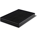 Miniatyrbilde 4 av 5: 4 Betjeningsbrett, Leatherete Organizer Box Skrivebord Kommode Topp Leatherete Oppbevaringsboks Soverom Skrivebord Arrangør (Svart)