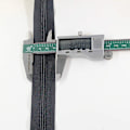 Miniatyrbilde 4 av 5: #5 Antikk Messing Metallisk Nylon Glidelås På Meteren Bulk 10 Meter (brun Tape Med 25 stk Messing Glidere For DIY Sy Skredder Håndverk Veske(brun)