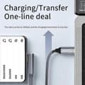 Miniatyrbilde 5 av 5: 100W Power Delivery USB C til C Kabel 90 Graders Type-c 10 Gbps Ladekabel 2m