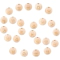 Pikkukuva 4 / 5: 52 kpl A~Z Puu Aakkoset Kirjainhelmet Pyöreät Puuhelmet Reiällä Helmien Reikä: 4mm