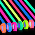 Miniatyrbild 1 av 5: 6 Glow-in-the-dark-tejp, 15mm x 5m fluorescerande färgtejp, lysande färgglada tejper, dekorativ tejp