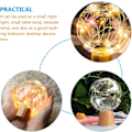 Miniatyrbilde 4 av 5: Krystallkule Natt Glasskule Nattlys LED Nattlys Kule Nattlampe USB Oppladbar