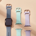 Miniatyrbilde 2 av 5: 3-pakning Kompatibel med Apple Watch-reimer 41 mm 40 mm 38 mm, myk silikon erstatningsreim med klassisk spenne for iWatch Series SE 7 6 5 4 3 2 1 for kvinner