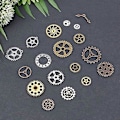Miniatyrbilde 4 av 5: 250g (180 stk) Antikke Steampunk Tannhjul Anheng 5-Fargers Hjul Tannhjul Resin Fyllstoffer Legering Blandede Tannhjul Anheng for Resin Håndverk Smykkefremstilling og Dekor