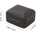 Miniatyrbillede 2 af 5: Mini Størrelse Metal Glossy Smykke Gaveæske med LED - Nem at have i lommen eller håndtasken