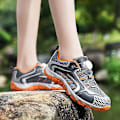 Miniatyrbilde 5 av 5: Dame Vandresko Lavsko Sneakers For Utendørs Sti Vandring Trekking Gåing 3D232 Gray EU 41