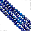 Miniatyrbillede 2 af 5: 30 stk. Naturlige Fire Jasper Perler 8 mm Runde Naturlige Løse Ædelstensperler Spacer Stenperler til DIY Armbånd Halskæder Smykkefremstilling