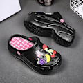 Miniatyrbild 3 av 5: Damtofflor Strandtofflor Mode Sandaler Utomhus Inomhus halkfria skor 033 Black EU 41