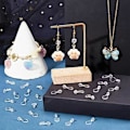 Miniatyrbilde 2 av 5: 400 stk. Lim-på Anheng Bailer Flate Runde Akryl Gjennomsiktige Cabochon Anheng Flate Pad Anheng Charms for Smykkelaging