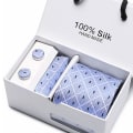 Pikkukuva 1 / 2: Miesten solmio lahjapakkaus 5-osainen puku solmioryhmä bisnes muodollinen hääsolmio B09