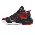 Miniatyrbilde 2 av 5: Herres Basketballsko Lett Pustende Vandresko Sportslige Mote Sneakers 3D9280 BlackRed EU 44