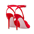 Miniatyrbilde 3 av 4: Høye stiletthælsandaler for kvinner, Karrie Red 41