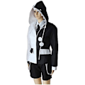 Miniatyrbillede 3 af 5: Sort Hvid Bjørn Cosplay Kostume Danganronpa Dragt Træningsuniform Er Unisex Top Jakke M
