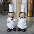 Miniatyrbild 5 av 5: Kockfigurer kök, fint utförande hartspar figurin kockfigur staty, för köksdekor kök bar skåp bageri dekoration present