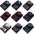 Miniatyrbilde 3 av 3: Slips Sløyfe Dress Gaveeske 6-delt Dress Slips Stropp Business Formell Bryllupsslips for Menn WB235
