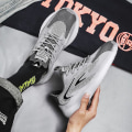 Miniatyrbillede 4 af 5: Herre Sports Løbesko Åndbare Skridsikre Sneakers Qf6053 Black EU 44